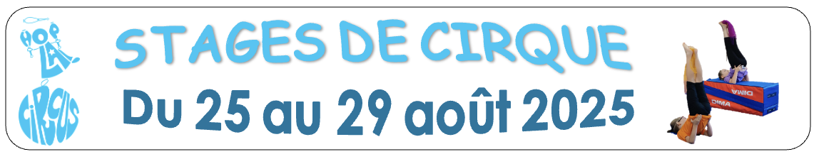 banniere école de cirque